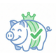 KidTab piggy bank logo